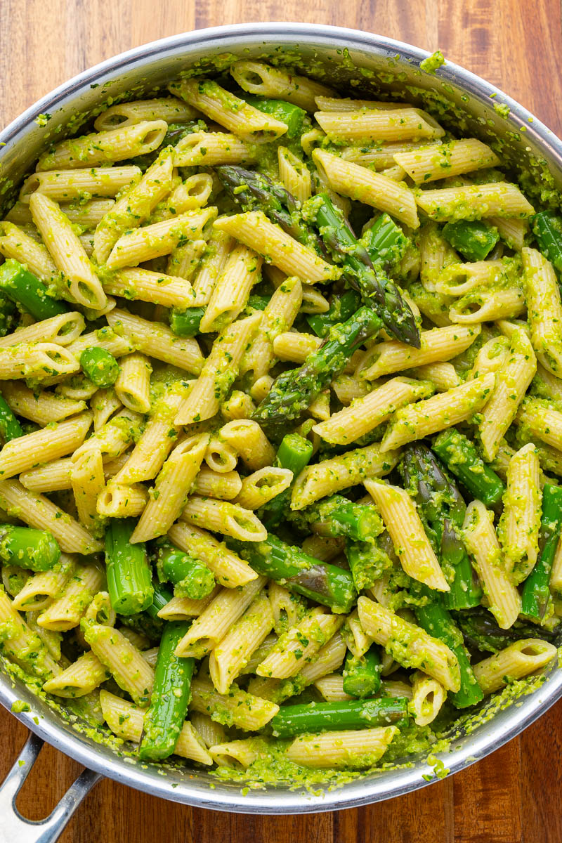 Asparagus Pesto Pasta Asparagus Pesto Pasta