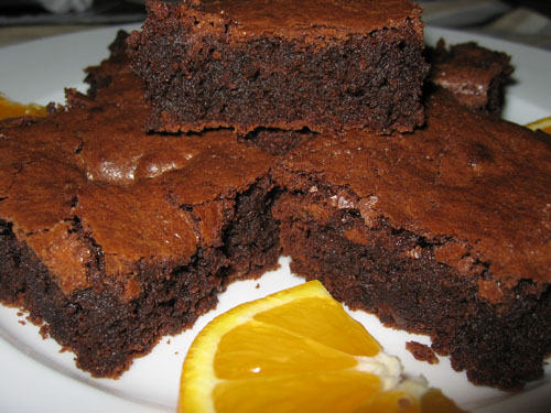 Mayan Orange Brownies