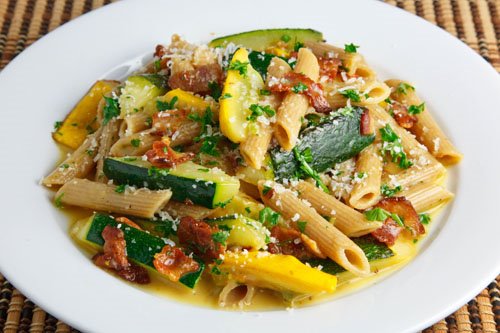 Zucchini Carbonara Zucchini Carbonara