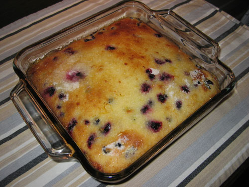 Blueberry Coffee Cake in Pan Blueberry Coffee Cake in Pan