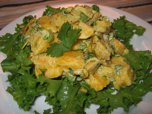 Chicken and Mango Curry Salad
