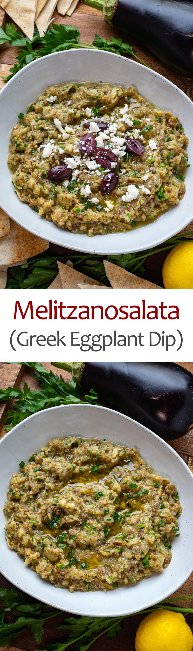 Melitzanosalata (Greek Eggplant Dip) Melitzanosalata (Greek Eggplant Dip)
