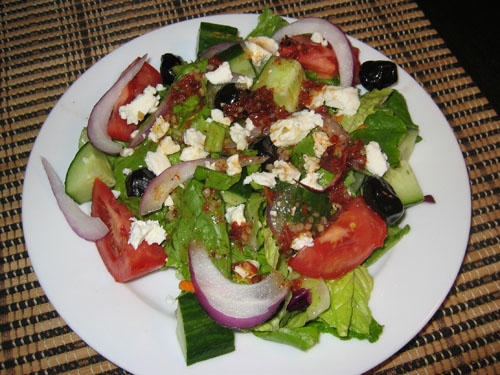 Oven Dried Tomato Vinaigrette