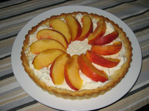 Fresh Peach Tart with Mascarpone Fresh Peach Tart with Mascarpone
