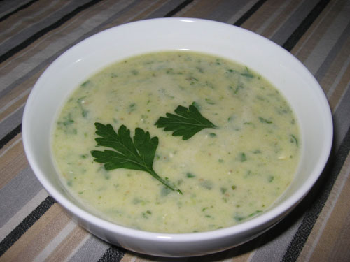Soupe a la Courgette (Zucchini Soup)