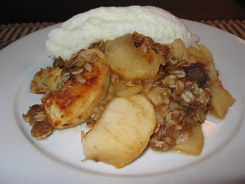 Apple Crisp with Amaretto