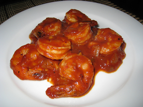Camarones en Salsa (Shrimp in Salsa)