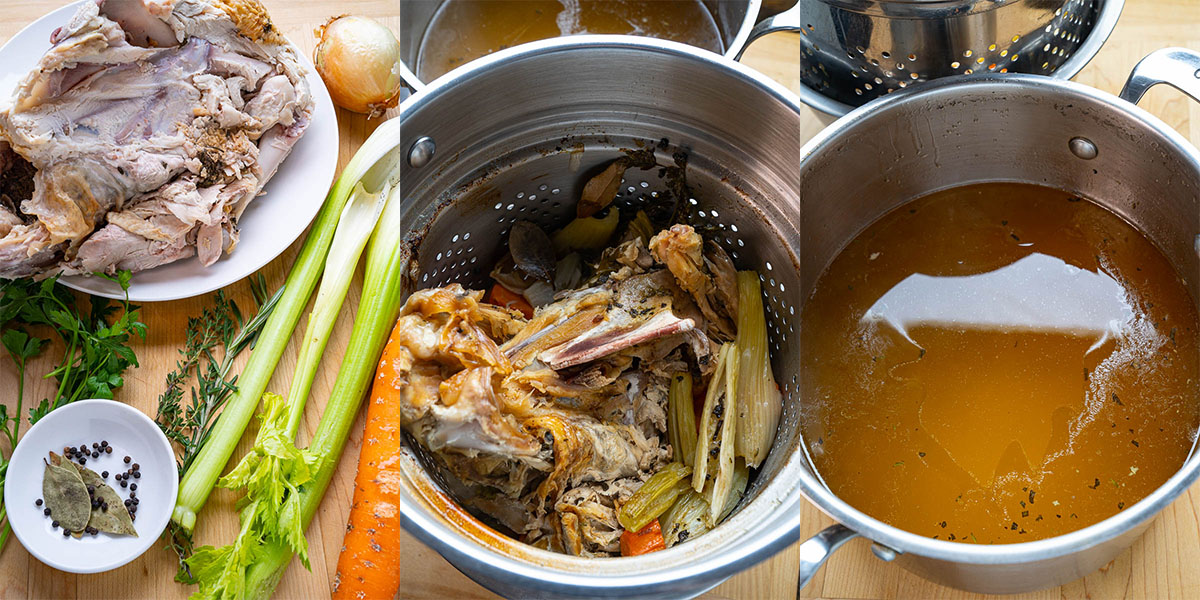 Easy Homemade Turkey Stock Easy Homemade Turkey Stock