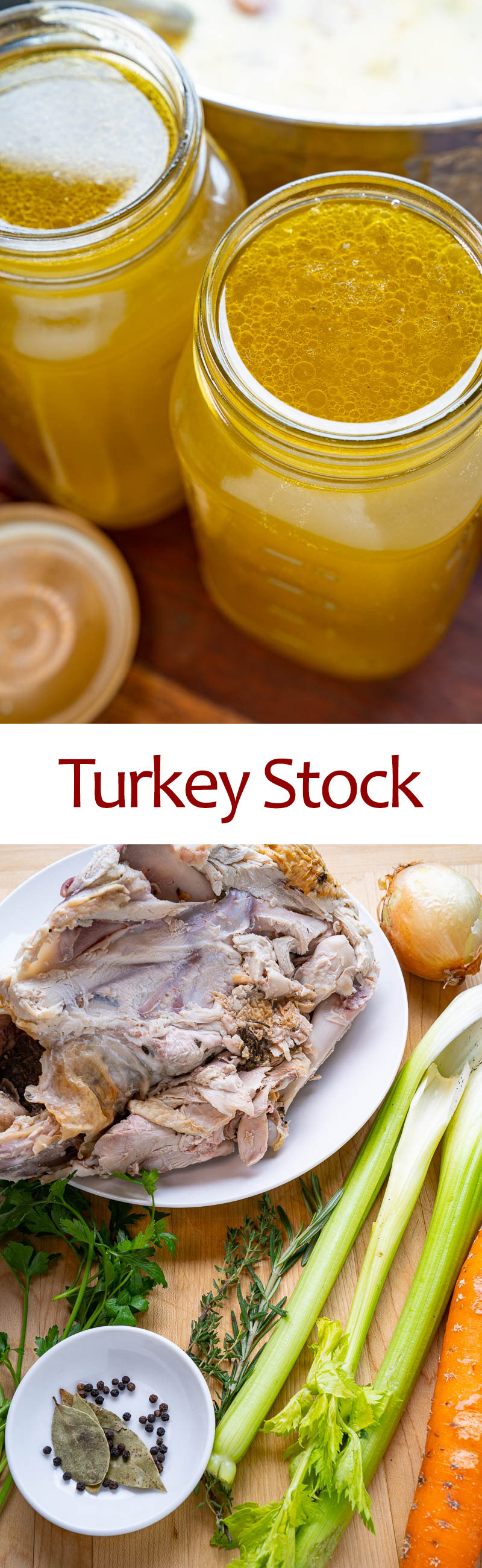 Easy Homemade Turkey Stock Easy Homemade Turkey Stock