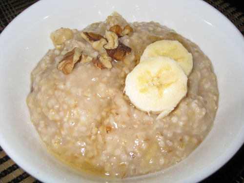 Banana, Honey and Walnut Oatmeal Banana, Honey and Walnut Oatmeal
