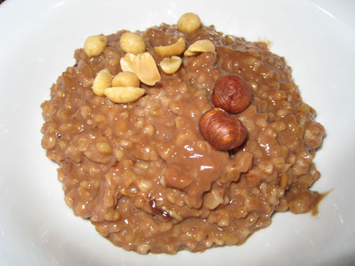 Chocolate and Peanut Butter Oatmeal Chocolate and Peanut Butter Oatmeal