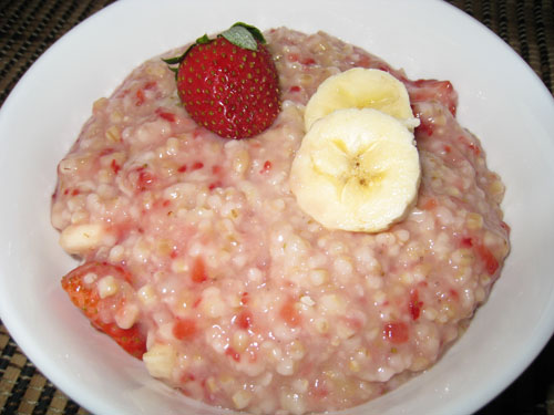 Strawberry and Banana Oatmeal Strawberry and Banana Oatmeal