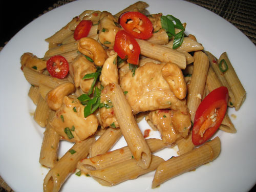 Cashew Butter Chicken Pasta Cashew Butter Chicken Pasta