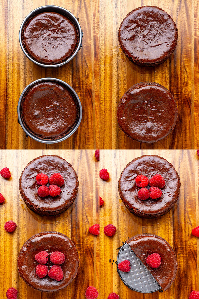 Mini Chocolate Cheesecake for Two Mini Chocolate Cheesecake for Two