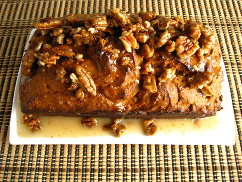 Sweet Potato Bread with Praline Sauce Sweet Potato Bread with Praline Sauce