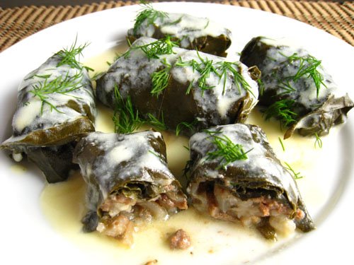 Dolmades (Stuffed Grape Leaves)