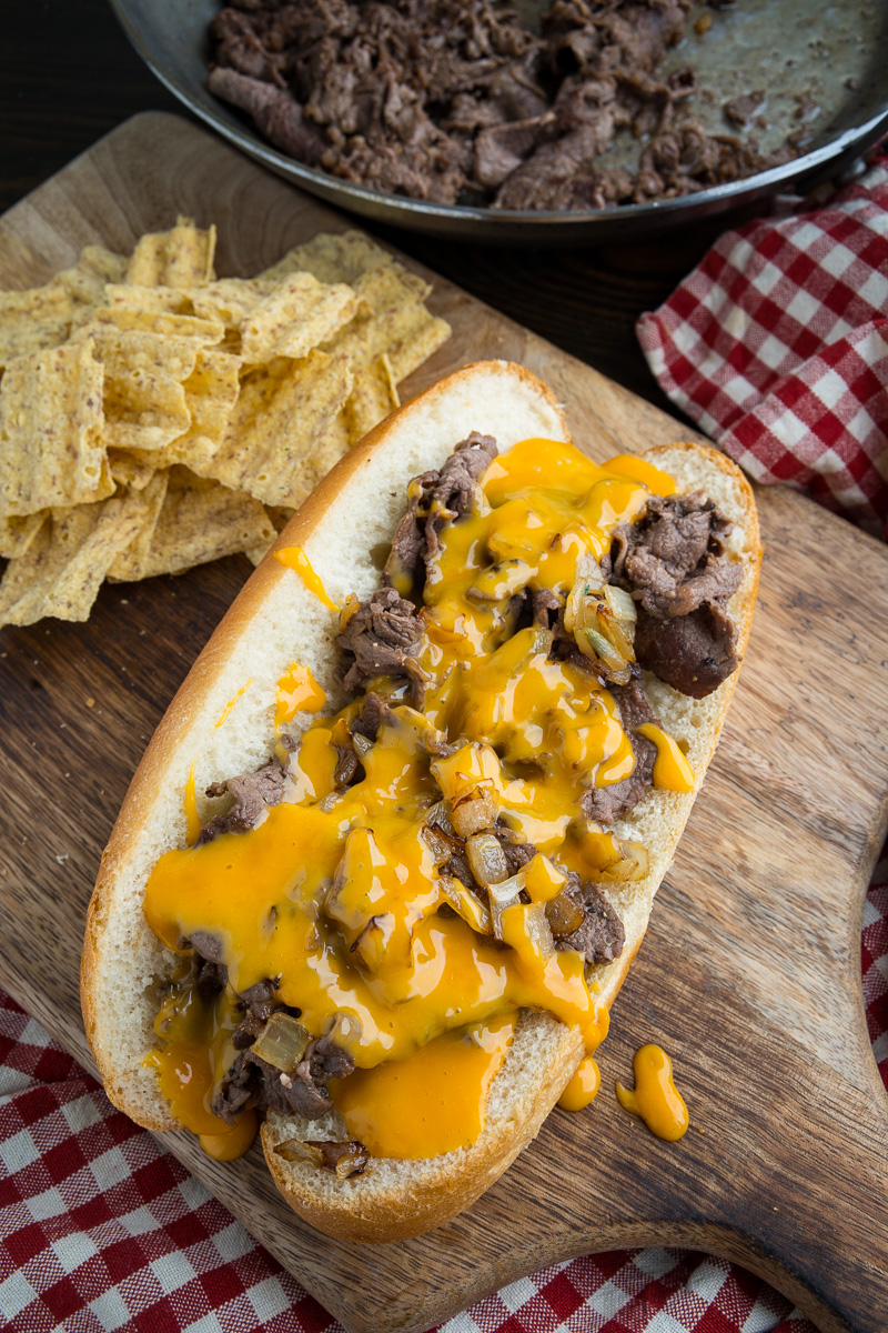 Philly Cheesesteak Sandwiches Philly Cheesesteak Sandwiches
