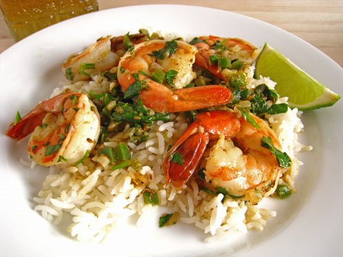 Tequila Lime Shrimp