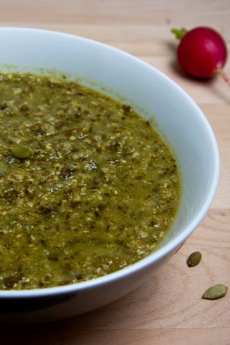 Pipian (Salsa Verde with Pumpkin Seeds)