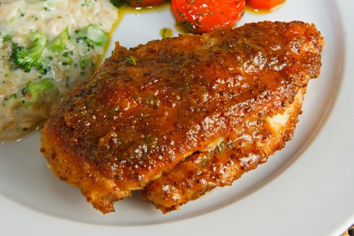 Maple and Mustard Glazed Chicken