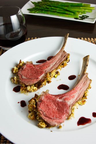Pistachio Crusted Rack of Lamb