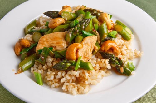 Asparagus and Cashew Chicken Stir-fry Asparagus and Cashew Chicken Stir-fry