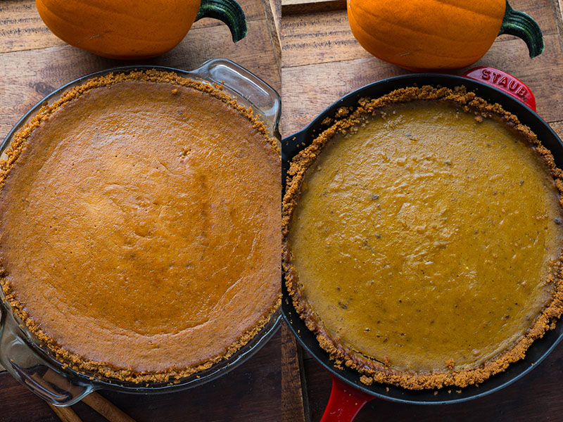 Pumpkin Pie with Gingersnap Crust Pumpkin Pie with Gingersnap Crust
