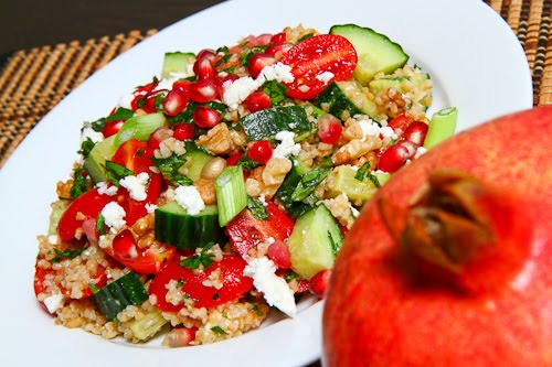 Pomegranate Tabbouleh Salad