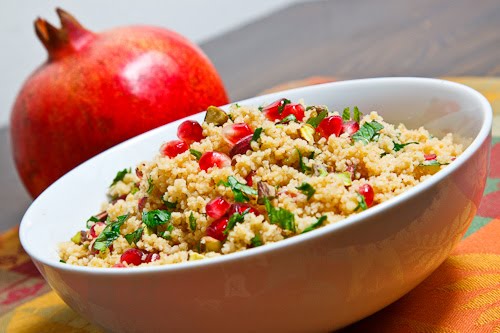 Pomegranate and Pistachio Couscous