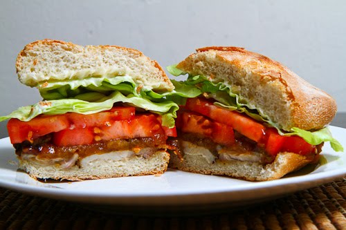 Roast Pork Sandwich with Apple Chutney