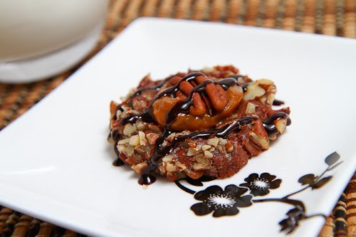 Chocolate Turtle Cookies Chocolate Turtle Cookies