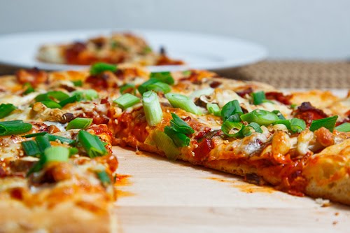 Kimchi, Bacon and Shiitake Mushroom Pizza Kimchi, Bacon and Shiitake Mushroom Pizza