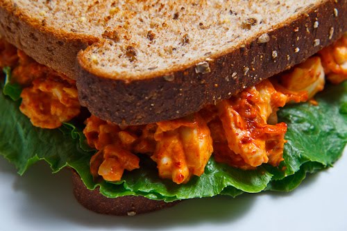 Kimchi Egg Salad Sandwich