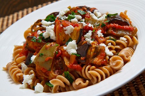 Roasted Eggplant Pasta