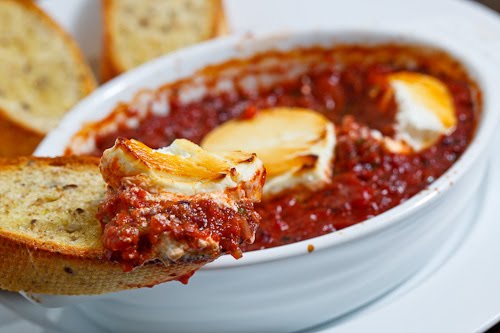 Baked Goat Cheese Marinara Baked Goat Cheese Marinara