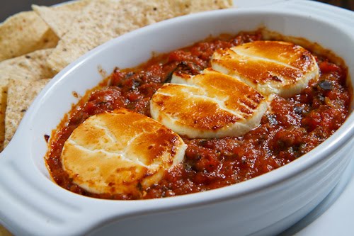 Baked Goat Cheese Salsa Baked Goat Cheese Salsa