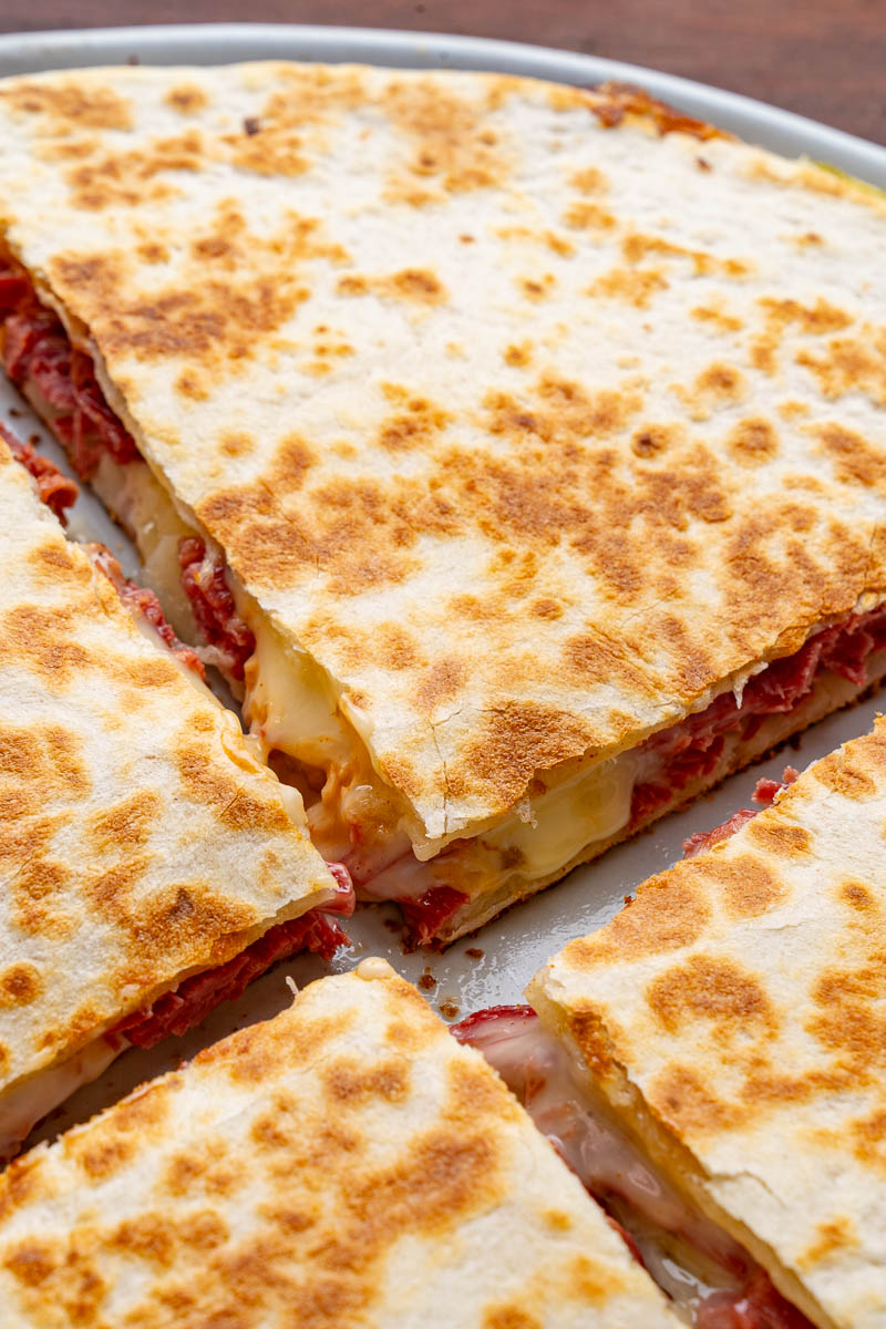 Reuben Quesadillas Reuben Quesadillas