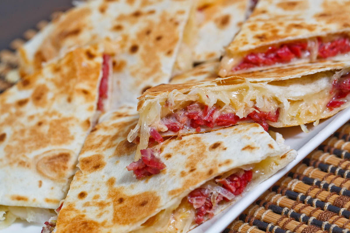 Reuben Quesadillas Reuben Quesadillas