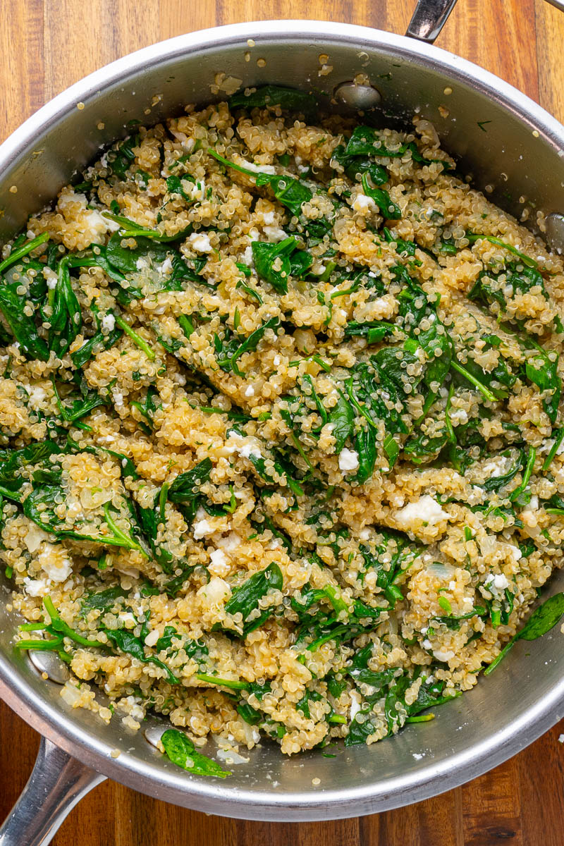 Spinach and Feta Quinoa Spinach and Feta Quinoa