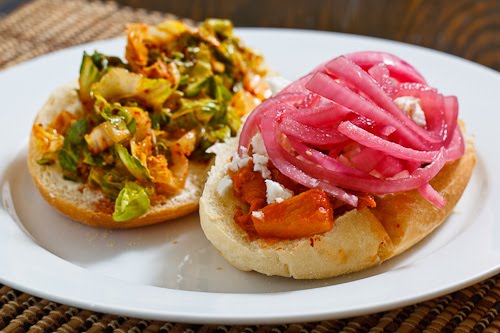 Pineapple Dak Bulgogi Sandwich (Korean Spicy Pineapple BBQ Chicken Sandwich)