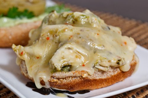 Salsa Verde Pulled Chicken Sandwich Salsa Verde Pulled Chicken Sandwich