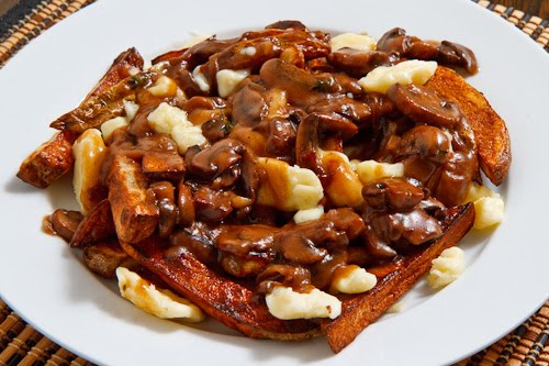 Poutine with a Mushroom Gravy
