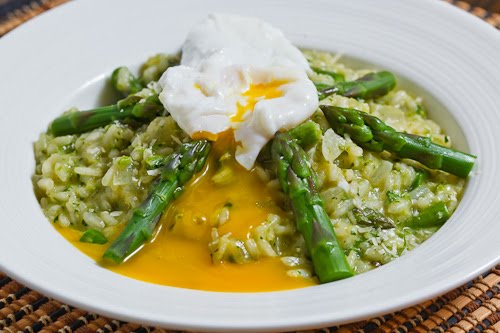 Asparagus Risotto with a Poached Egg Asparagus Risotto with a Poached Egg