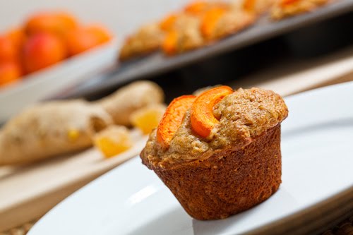 Apricot and Ginger Muffins Apricot and Ginger Muffins