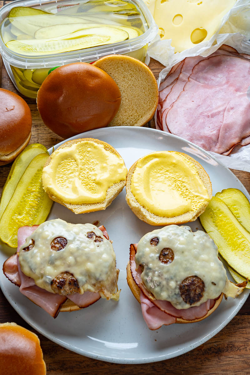 Cuban Sandwich Burgers Cuban Sandwich Burgers