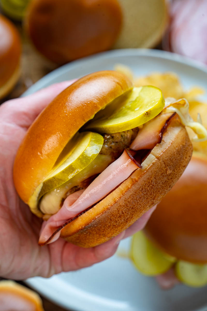 Cuban Sandwich Burgers