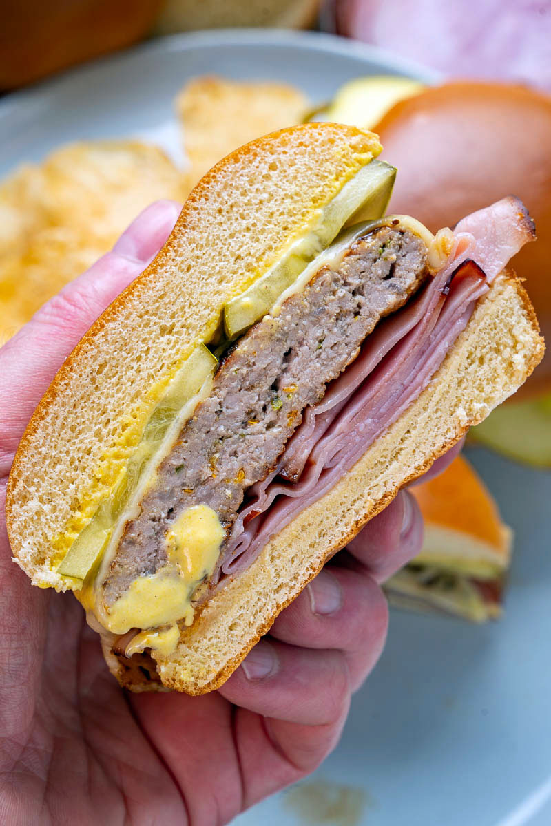 Cuban Sandwich Burgers Cuban Sandwich Burgers