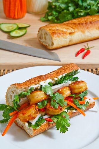 Vietnamese Caramel Shrimp Banh Mi Vietnamese Caramel Shrimp Banh Mi