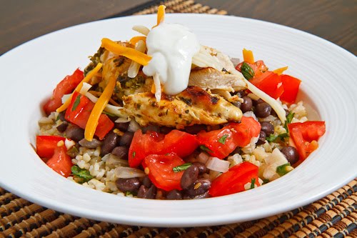 Tequila Lime Grilled Chicken Burrito Bowls Tequila Lime Grilled Chicken Burrito Bowls