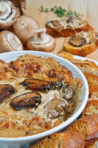 Hot Cheesy Mushroom Dip Hot Cheesy Mushroom Dip